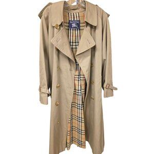 Burberrys Burberry Women's Authentic Vintage Tan Trench Coat Nova Check 38S